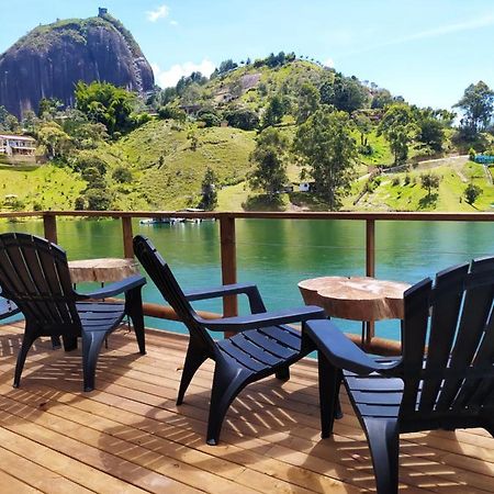 Ecolodge Bahia Del Penon Guatapé Eksteriør billede