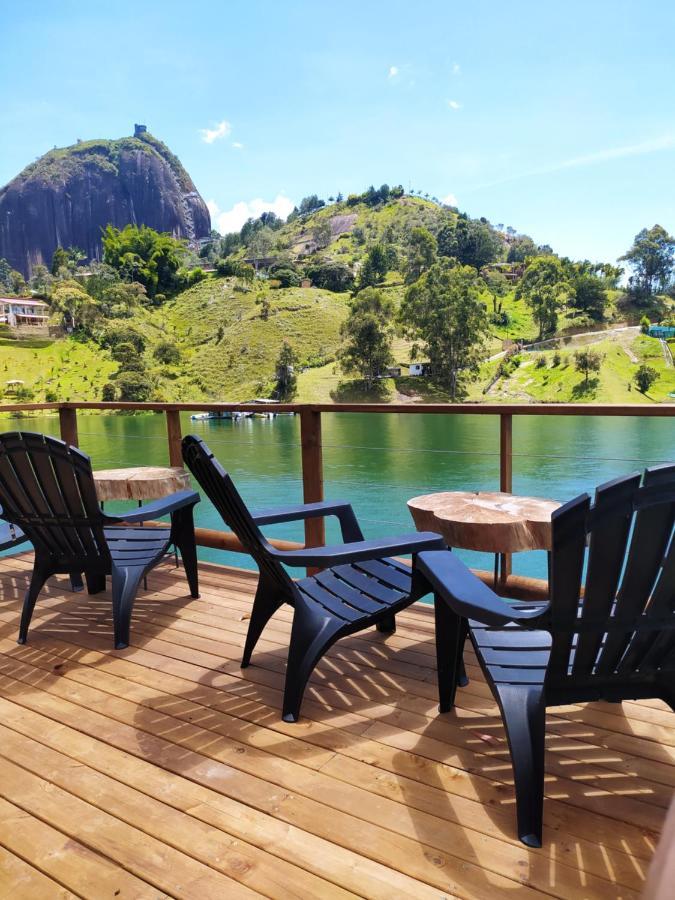 Ecolodge Bahia Del Penon Guatapé Eksteriør billede