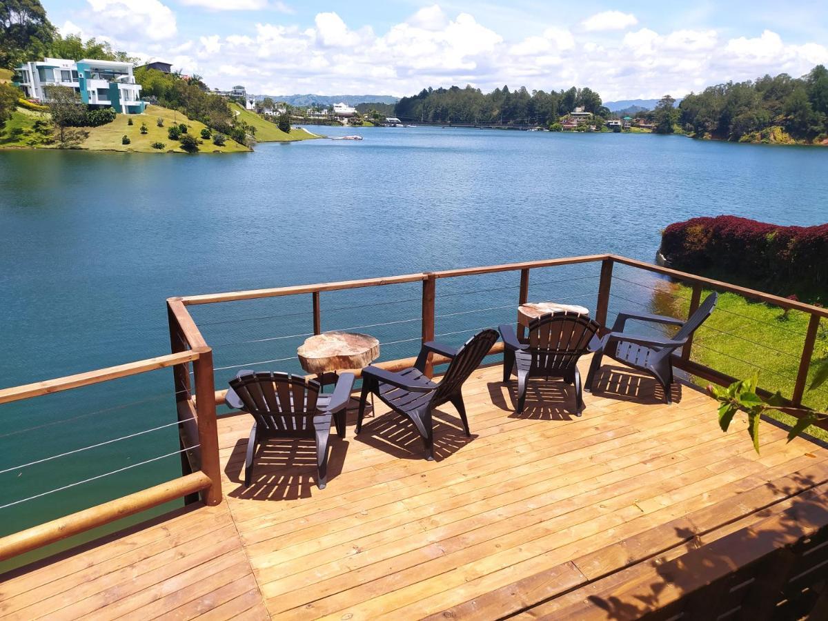 Ecolodge Bahia Del Penon Guatapé Eksteriør billede