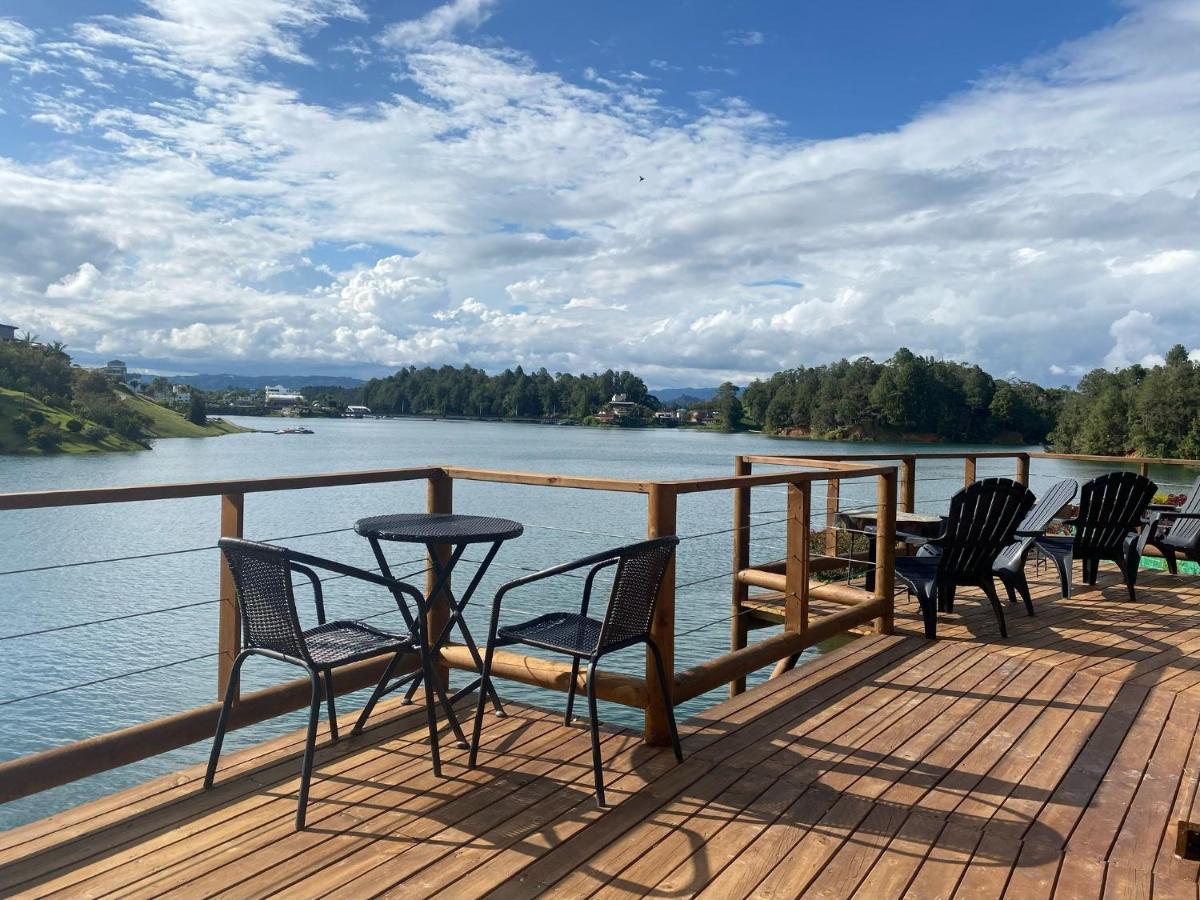 Ecolodge Bahia Del Penon Guatapé Eksteriør billede